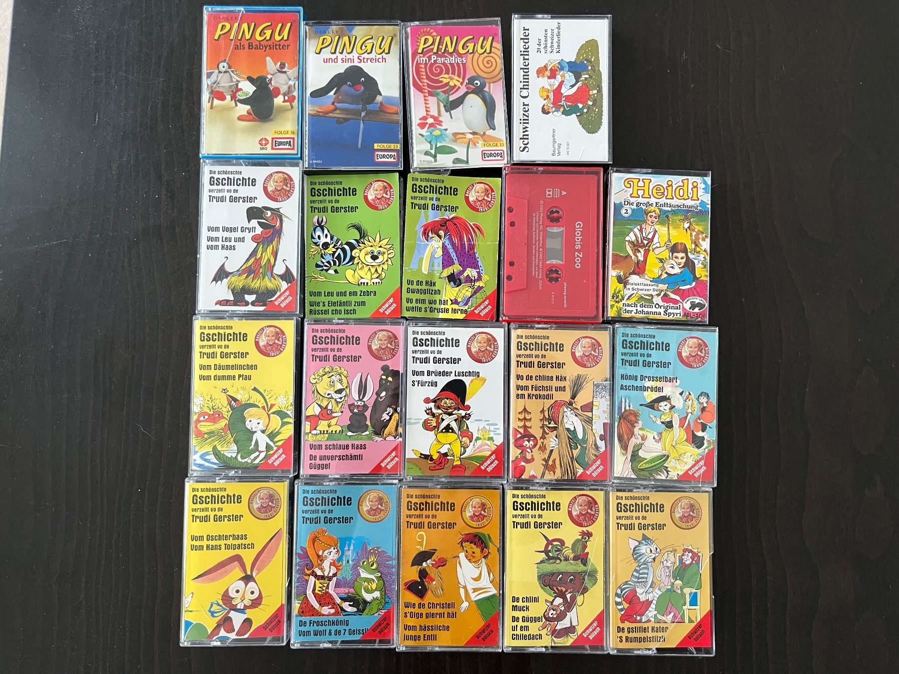 Musicassette: Schweizer Kinderkassetten Sammlung -Trudi Gerster, Pingu,etc – Usato da Richterswil venduto da noa_q7yd 2
