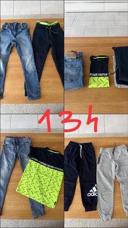 Jungen Kleiderpaket Gr. 134 – Jeans, Shorts & Trainerhosen