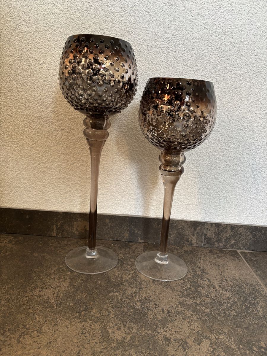 Kerzenständer: Deko Windlicht 40 + 30 cm hoch – Gebraucht aus Lindau von Mkey1