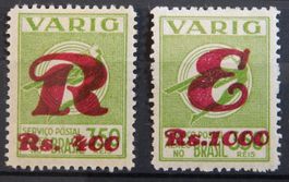 Brasilien Kat. V51-52 * 1934 Air Mail