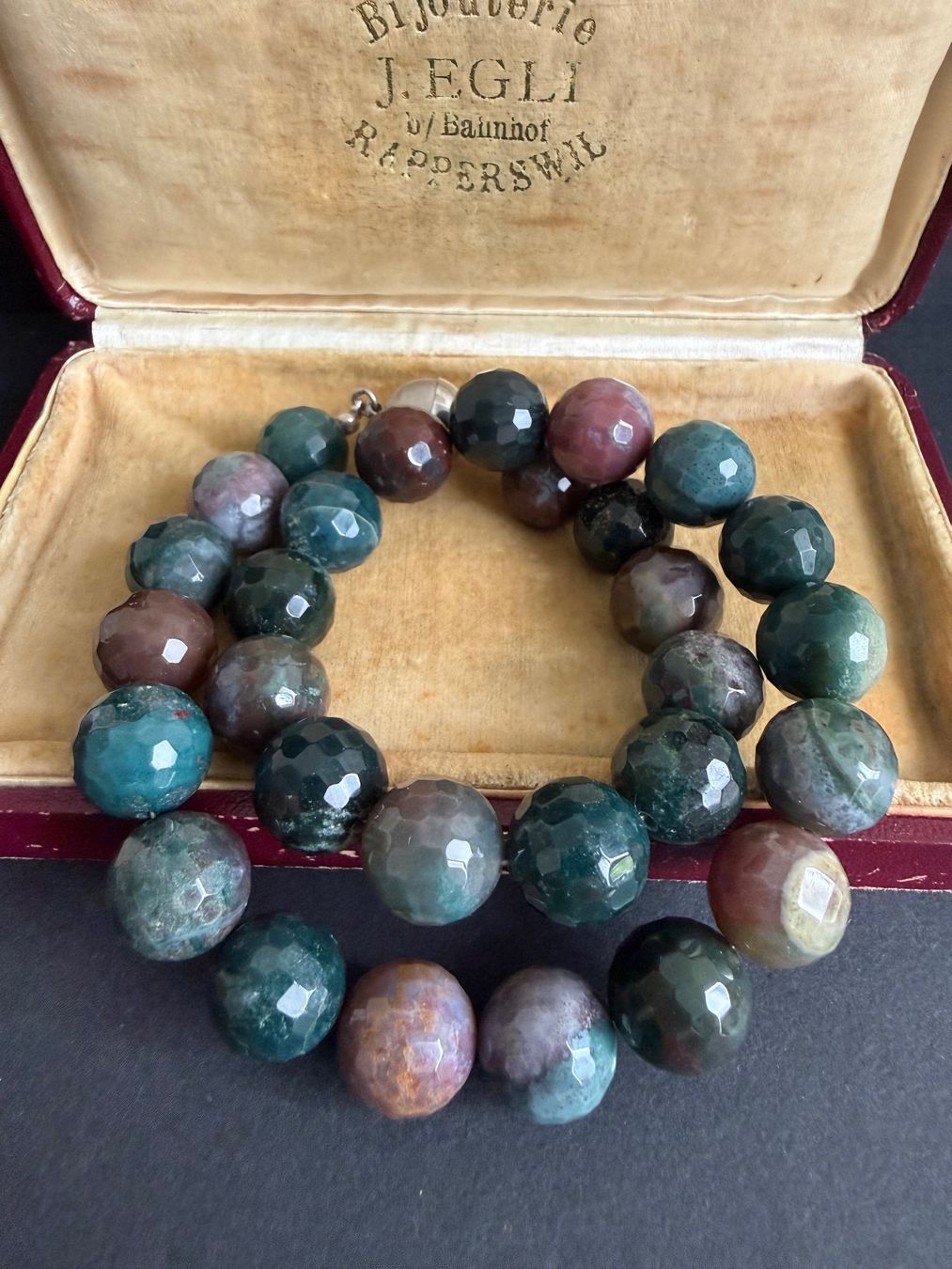 Catenine: Facettierte Achat Kette – Usato da Spiegel b. Bern venduto da Rogger72