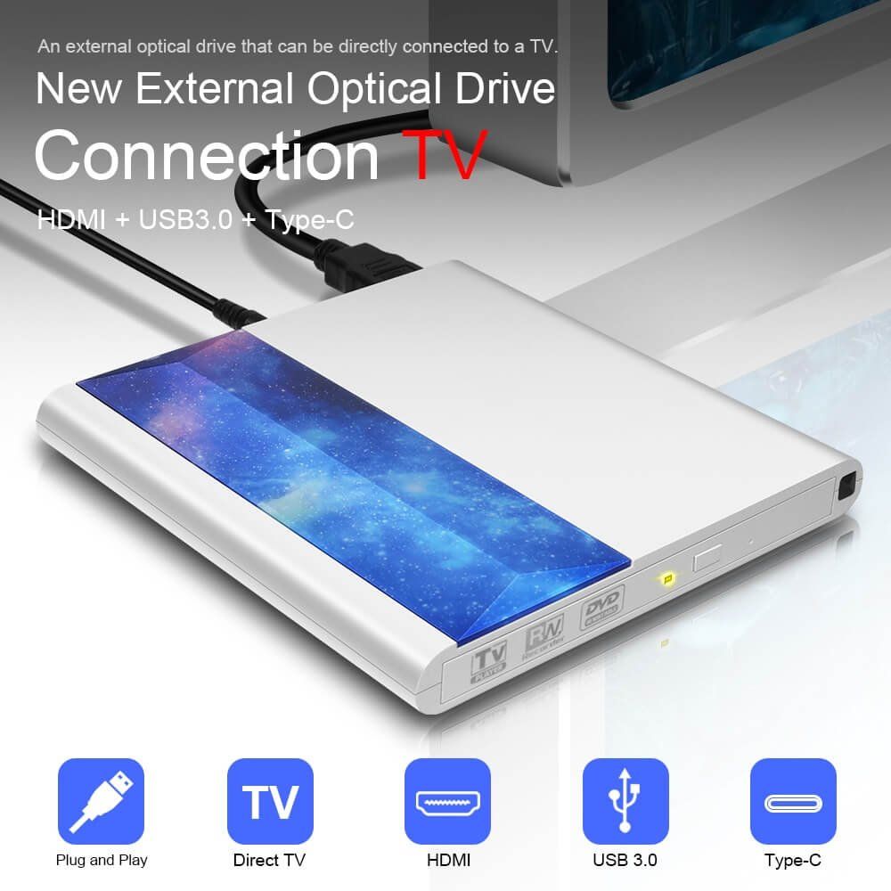 Lettore multimediale & Streamer: DVD-Brenner TV PC Externer Player – Nuovo e nell'imballaggio originale da Unterägeri venduto da RmOnline 3