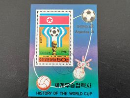 Korea Fussball WM  1978 gest. (D961)