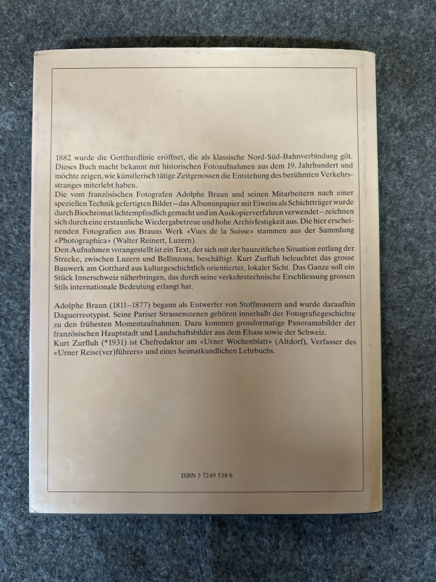 Libri: Gotthard - Als die Bahn gebaut wurde – Usato da Baar venduto da Hillsboro 1