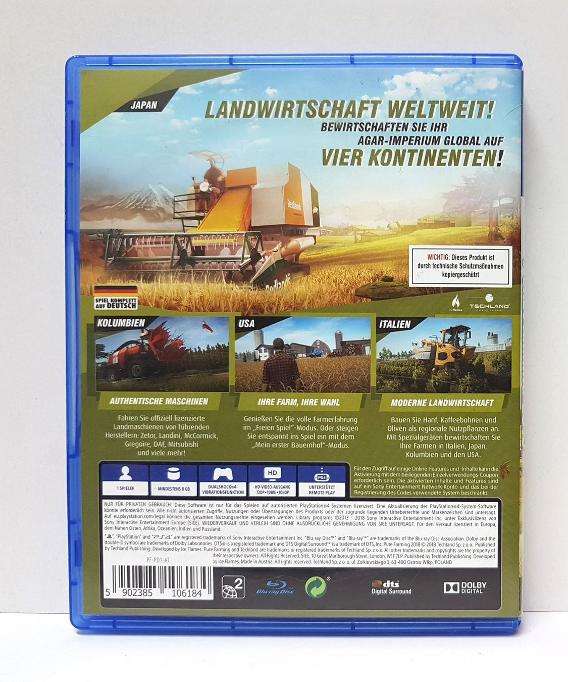 Sony Giochi: Pure Farming Landwirtschaft Weltweit  PS4 – Usato da Schüpfheim venduto da Games_Spielkonsolen 2