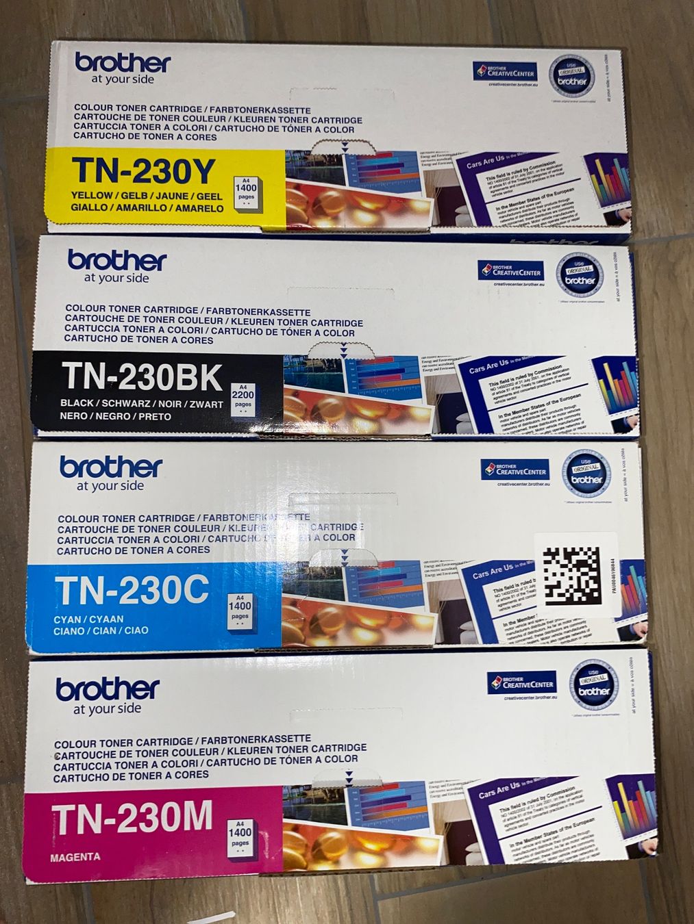 Brother Druckerpatronen & Toner: Original Brother Toner Set TN230 – Gebraucht aus Hausen AG von corinne_g