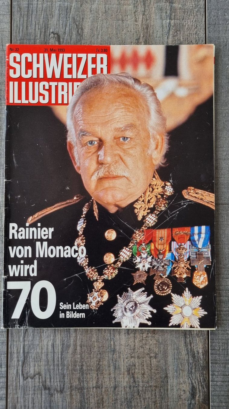 Riviste & Magazine: Schweizer Illustrierte 1993 Rainier von Monaco 70. Geb. – Usato da Bözberg venduto da heinz-d