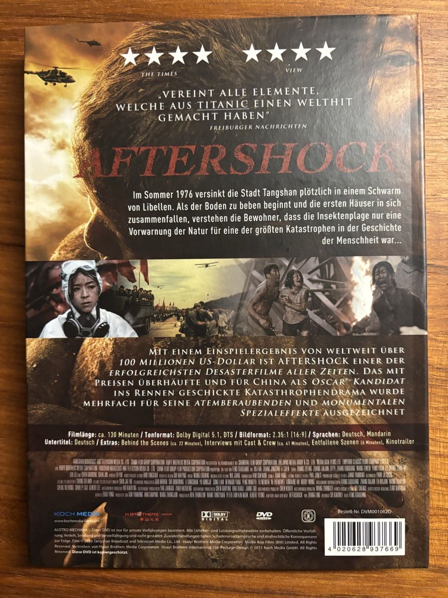 Tutti i DVDs: DVD Aftershock – Usato da Belp venduto da brb66 1