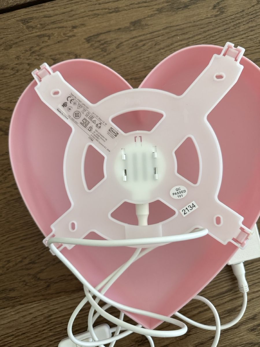 Ikea Lampes: Upplyst Lampe Herz Pink IKEA – Neuf (Voir description) à Basel par selinalivia 1