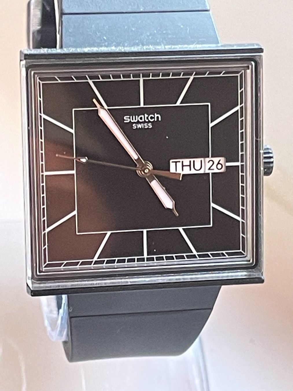 Swatch Orologi: Swatch Original Bioceramic WHAT IF Kolektion – Usato da Rorschach venduto da Spektar