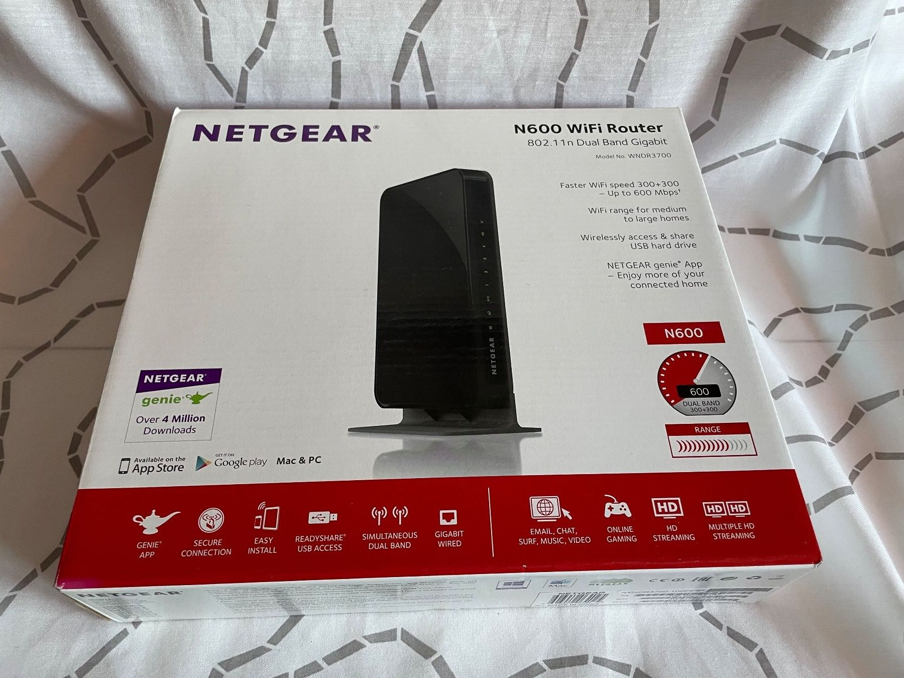 Netgear Modems & Router: Netgear N600 Router, ab Fr. 1.-- – Gebraucht aus Rafz von stg101