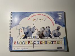 Blockflötenspatzen Flöten Buch für die Musikschule