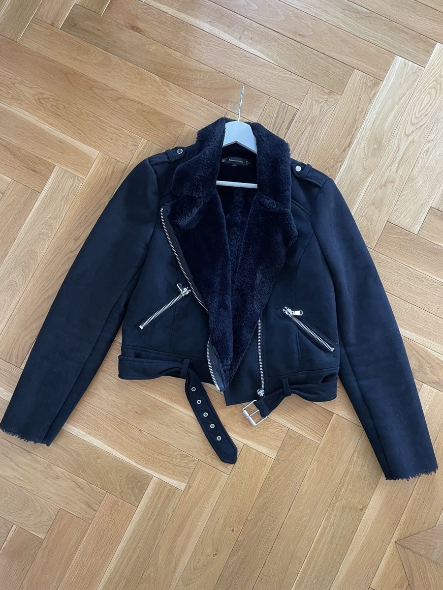Zara Jacken: Zara schwarze Biker Jacke, Gr. M – Gebraucht aus Zürich von katidust 2