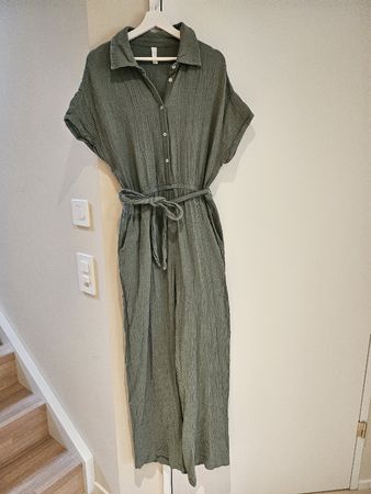 Musselin Overall grün gr.42 