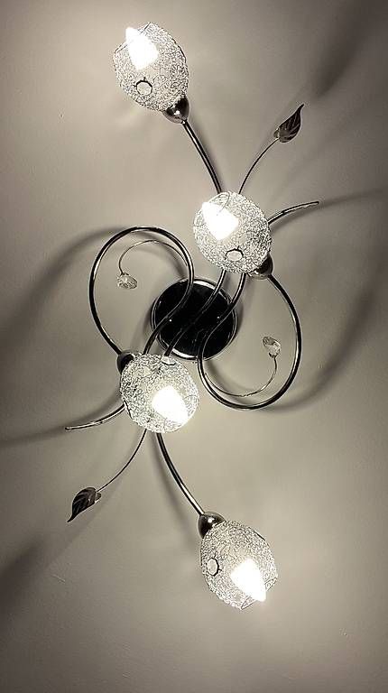 Kronleuchter & Deckenlampen: Moderne Deckenlampe Chrom mit Glas-Kugeln  – Gebraucht aus Augst BL von luk_9wsv