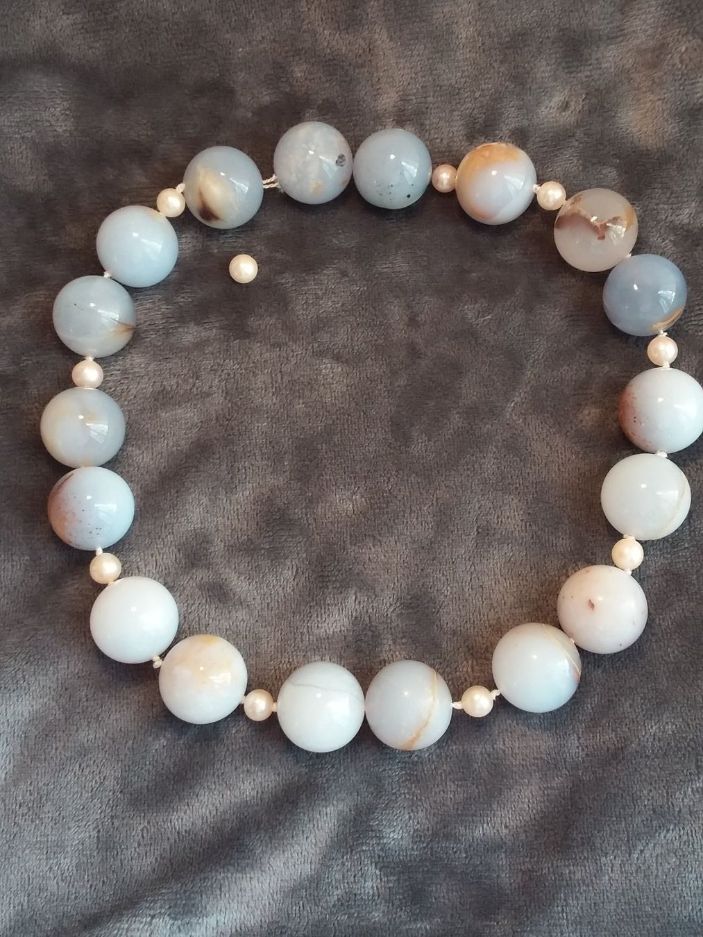 Catenine: Top Achat Halskette/Collier mit echten Perlen – Usato da Zürich venduto da sanwit 2
