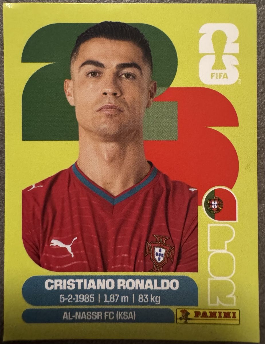 Panini Carte collezionabili: Cristiano Ronaldo  WM2026 – Nuovo e nell'imballaggio originale da Neuenhof venduto da Princ80