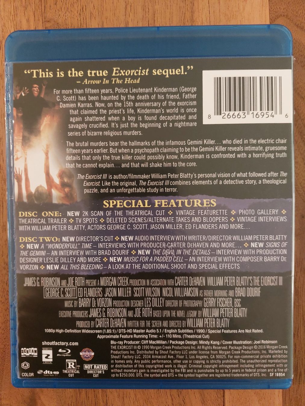 Tutti i DVDs: Blu Ray - The Exorcist III - 2 Disc-Special / US Code – Usato da Rheinfelden venduto da FilmAuktion 1