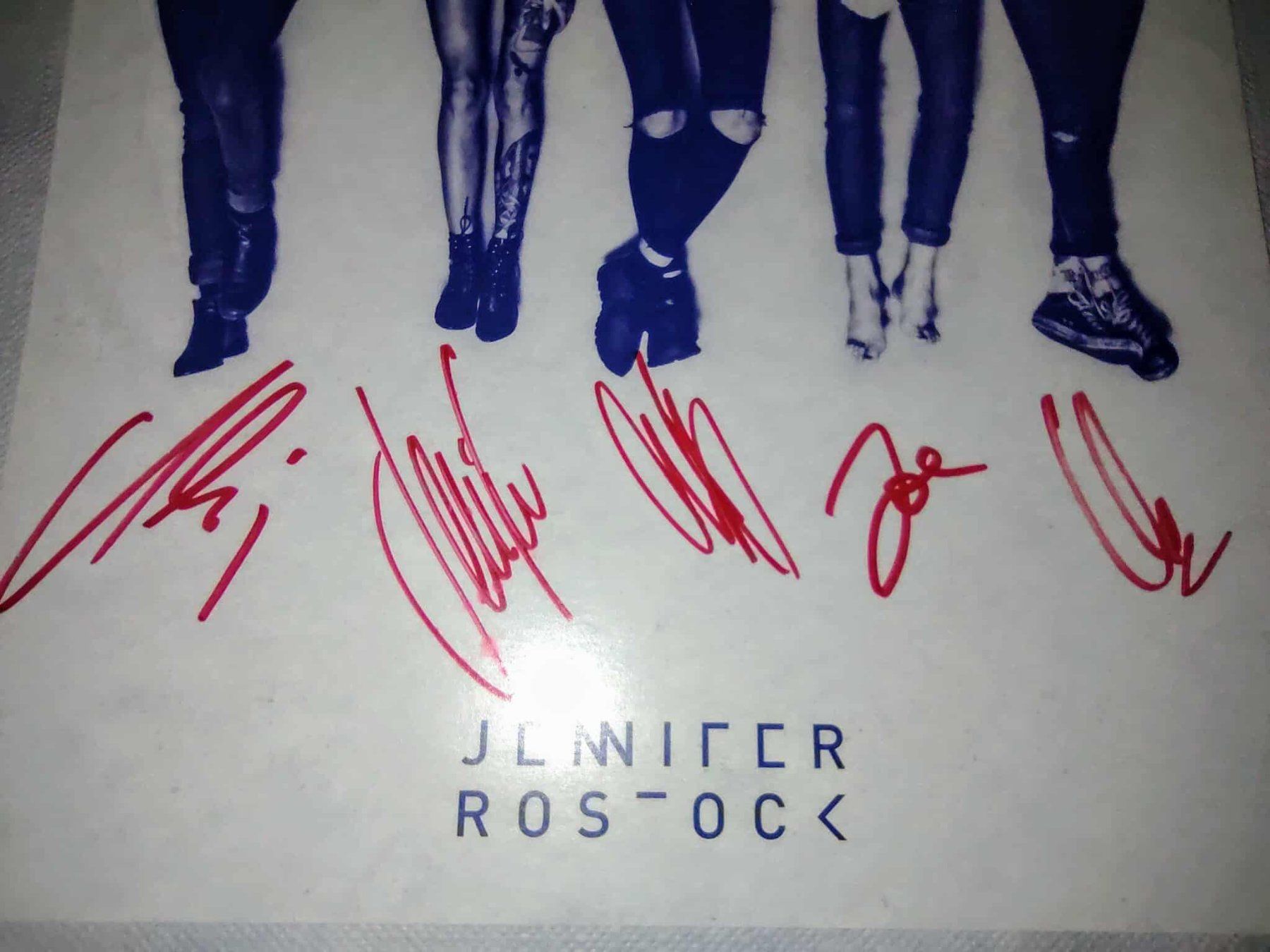 Autografi: JENNIFER ROSTOCK AUTOGRAMM ** ORIGINAL ** GROSSFORMAT ** – Usato da Lupfig venduto da Womewome 1