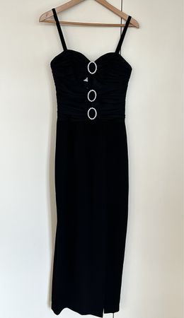 Elegantes Abendkleid schwarz Gr. 36 -Festlich!