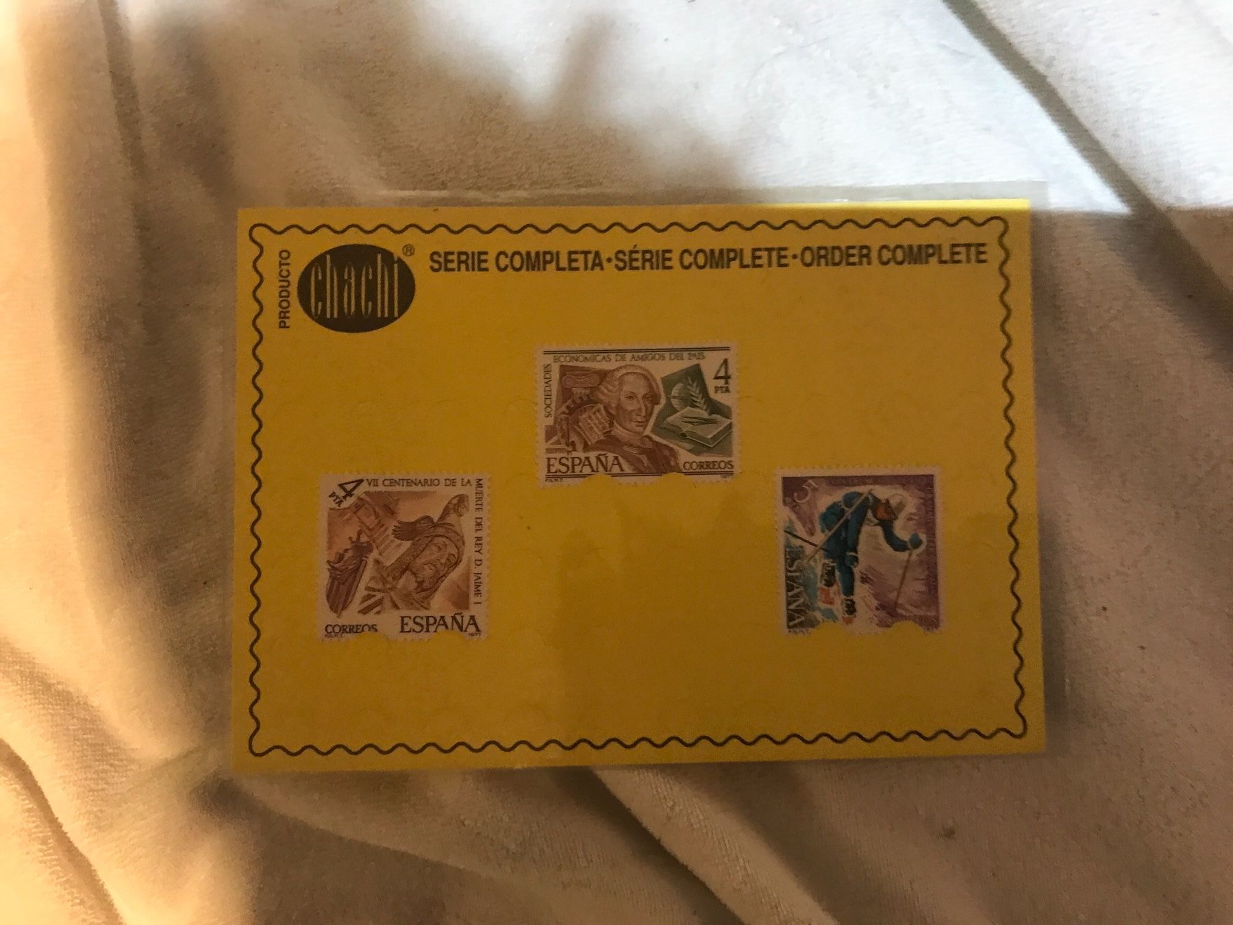 Alle Briefmarken: 4 Briefmarken-Serien Spanien (800-8) – Gebraucht aus St.Gallen von Bigdisch 2
