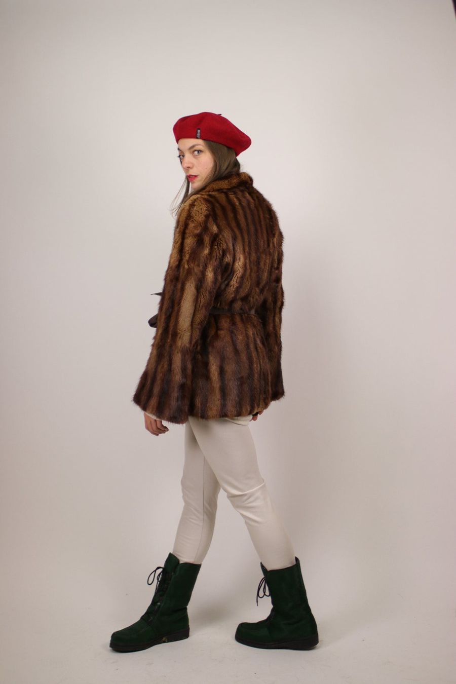 Nerz Mäntel: 1960s Brown Mink Fur Coat - Size S – Gebraucht aus Hombrechtikon von BAZ-Vintage 4