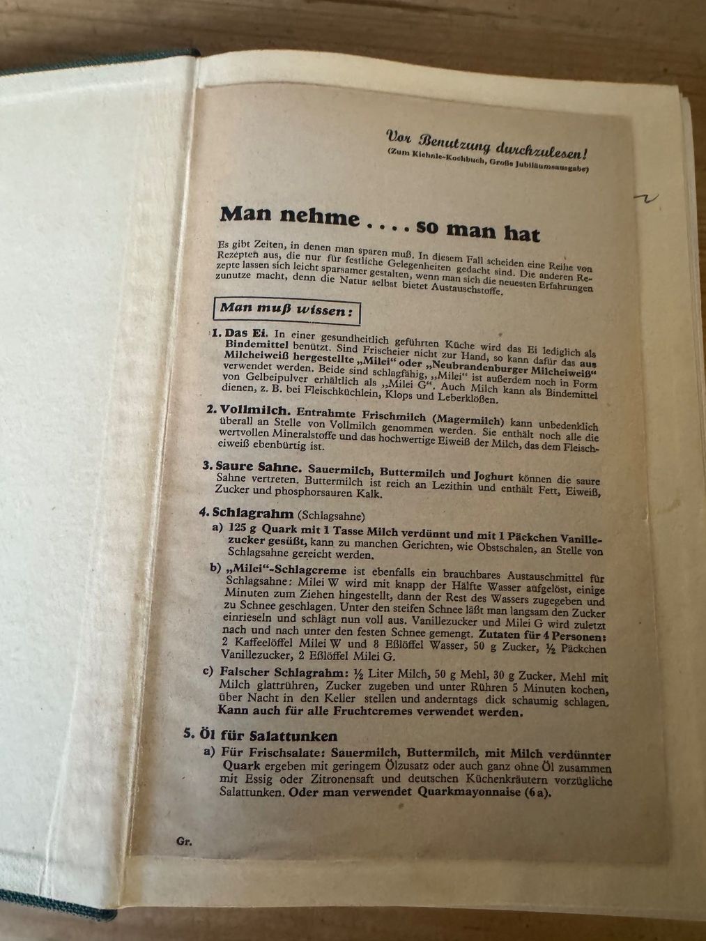 Bücher: Riehle-Kochbuch, Grosse illustrierte Ausgabe1941 – Gebraucht aus Neftenbach von Rose40 8