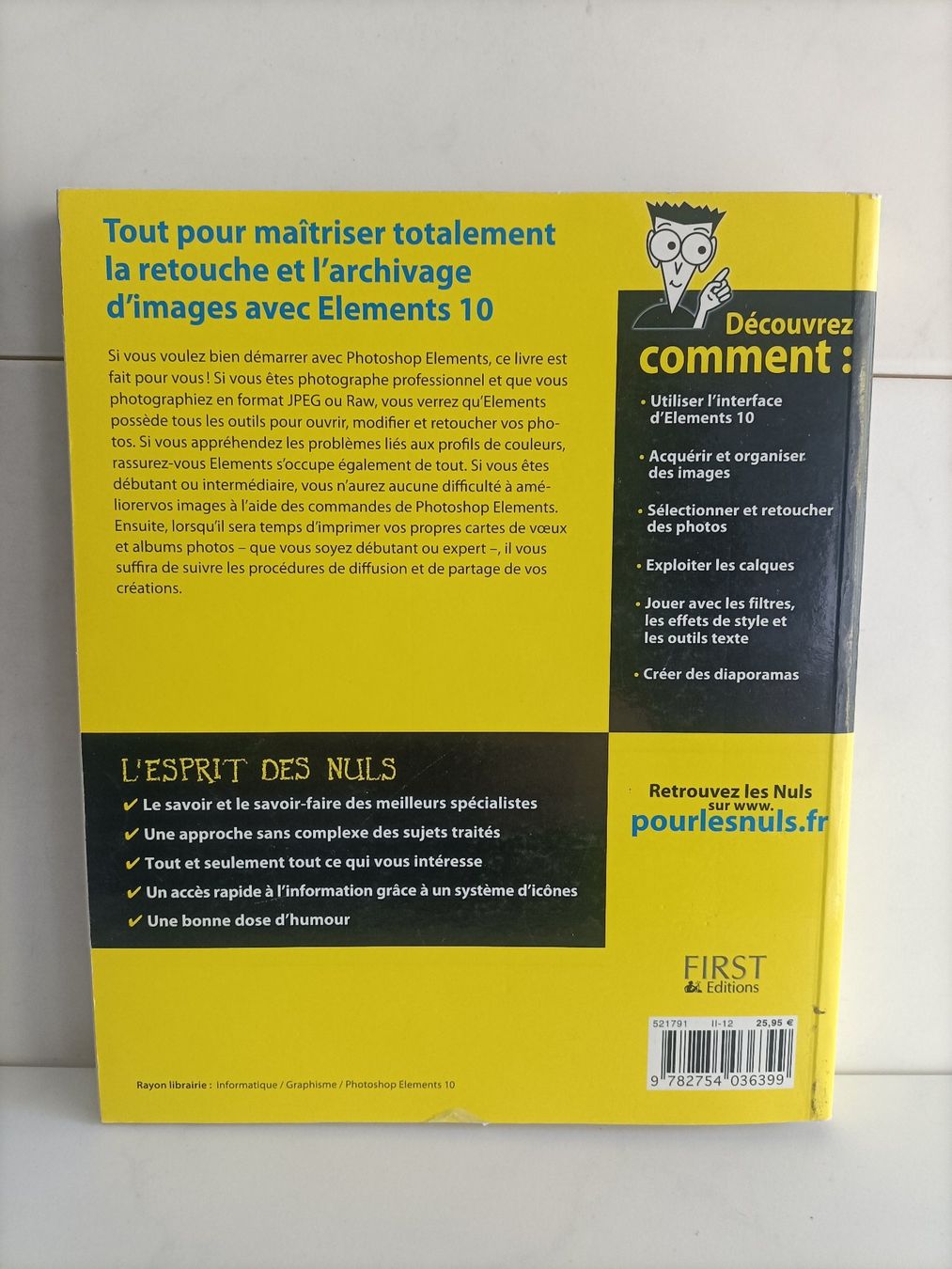 Libri: Photoshop Elements 10 pour les nuls / Barbara Obermeier - Te – Usato da crans montana venduto da AB3963 6