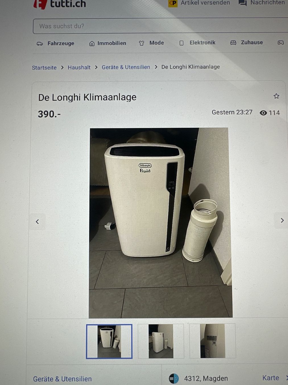 De'Longhi Condizionatori: De Longhi Klimaanlage – Usato da Wegenstetten venduto da wel_8mv6 4