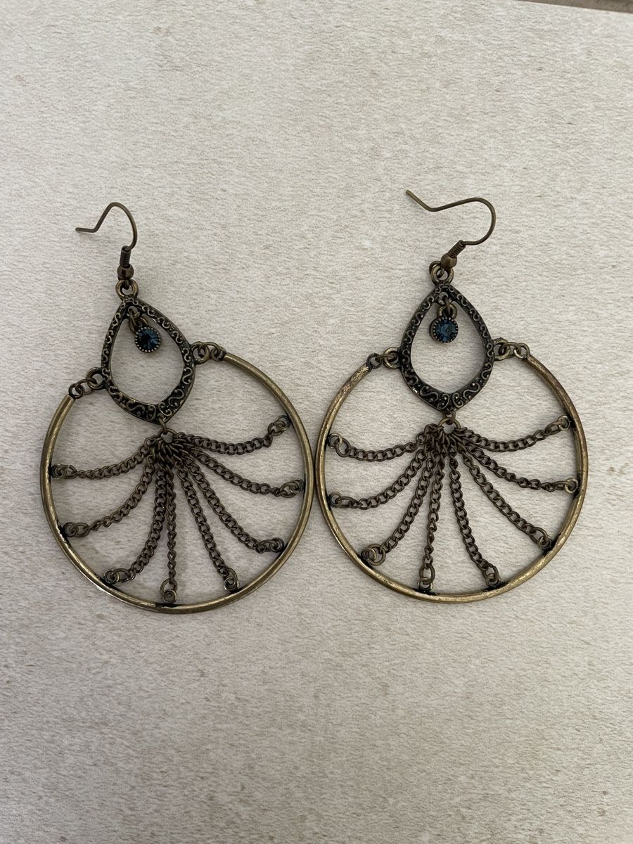 Ohrringe & -stecker: Moderne grosse Ohrringe, 3Stück, handmade – Gebraucht aus Rothrist von ilodj 3