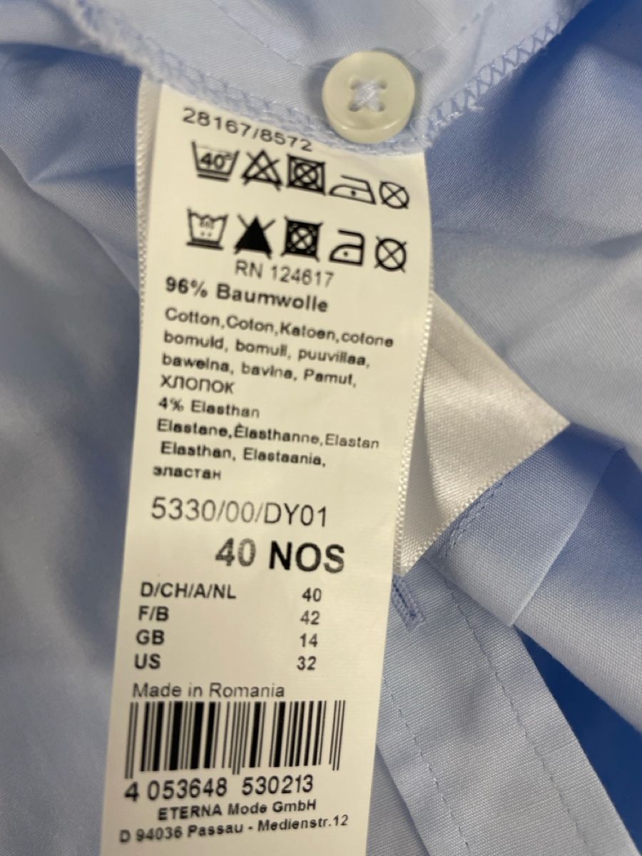Eterna Blusen: Eterna Damen Bluse hellblau gr 40 – Neu (gemäss Beschreibung) aus Zürich von robbe85 1