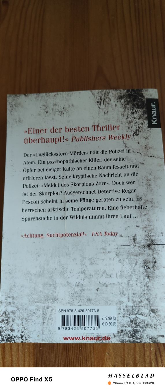 Libri: Der Zorn des Skorpions – Usato da Volken venduto da katz5 2