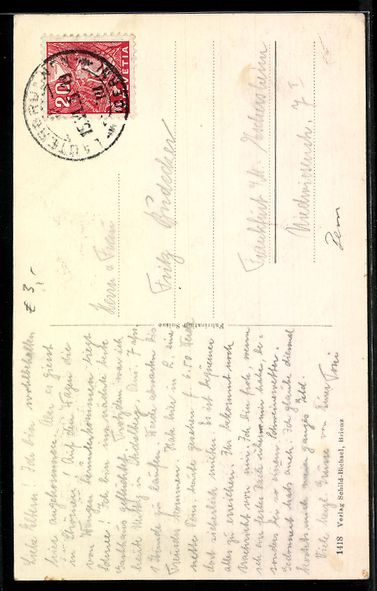 Cartes postales: AK Lauterbrunnen, Staubbach – D'occasion à Berlin par bartko-reher 1