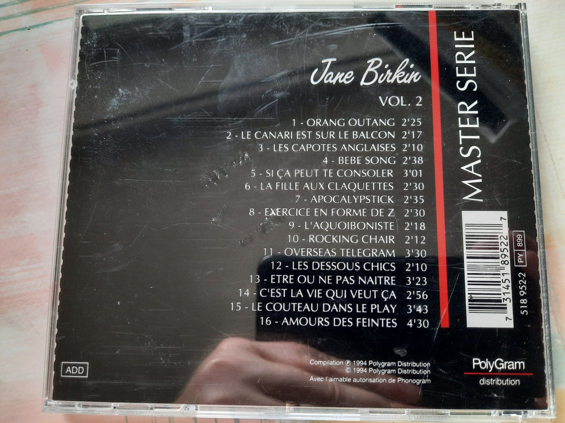 CDs: Cd Jane Birkin Volume Master Série – Gebraucht aus Pully von bro_n52j 1