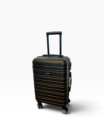 1x wayBAG Reisekoffer Handgepäck ABS M 55CM SCHWARZ NEU
