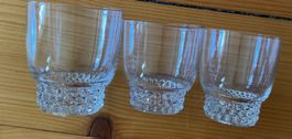 Ensemble de 18 verres vintage en cristal