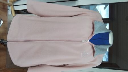 Damen Fliesjacke Gr.XL rosa grau guter Zustand C&A Frühling