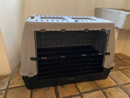 Hundebox L, fast neu, 100x60x65h, Kunststoff