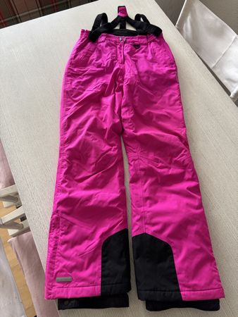 Skihose Icepeak pink mit Trägern Gr.164 neuwertig