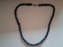 Halskette Sodalit-Splitter