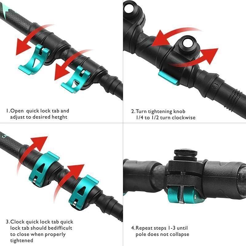 Bastoncini da sci: Wanderstöcke Carbon 1 Paar – Nuovo e nell'imballaggio originale da Winterthur venduto da Neilpryde01 1