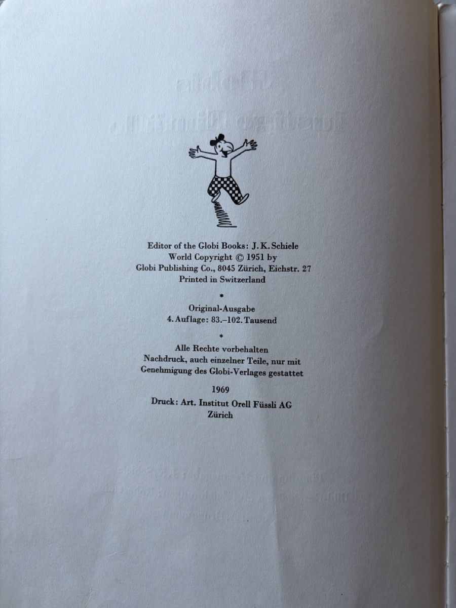 Bücher: Globis lustige Einfälle 4. Auflage 1969 – Gebraucht aus Weiningen ZH von plipp_90 1