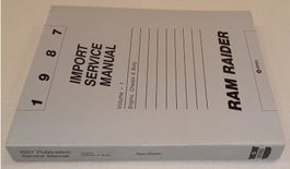 1987 Werkstatthandbuch DODGE RAM RIDER Vol. 1 Engine Chassis