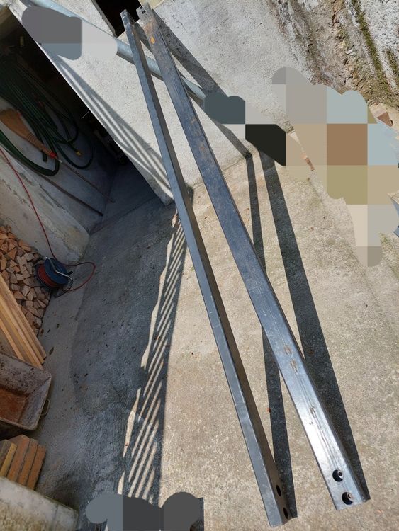Travi: Vierkantrohr Eisen Stahl 2 Stk. – Usato da Dürrenäsch venduto da mogbo18