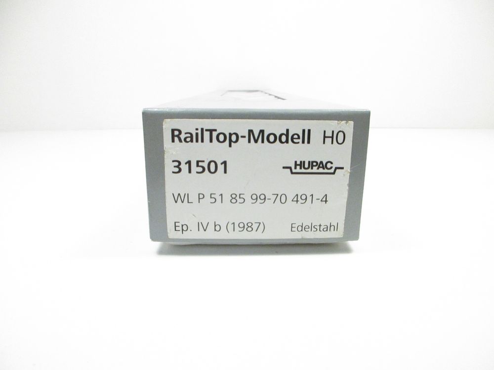 RailTop H0 31501 HUPAC Schlafwagen Edelstahl (Neu und originalverpackt ...
