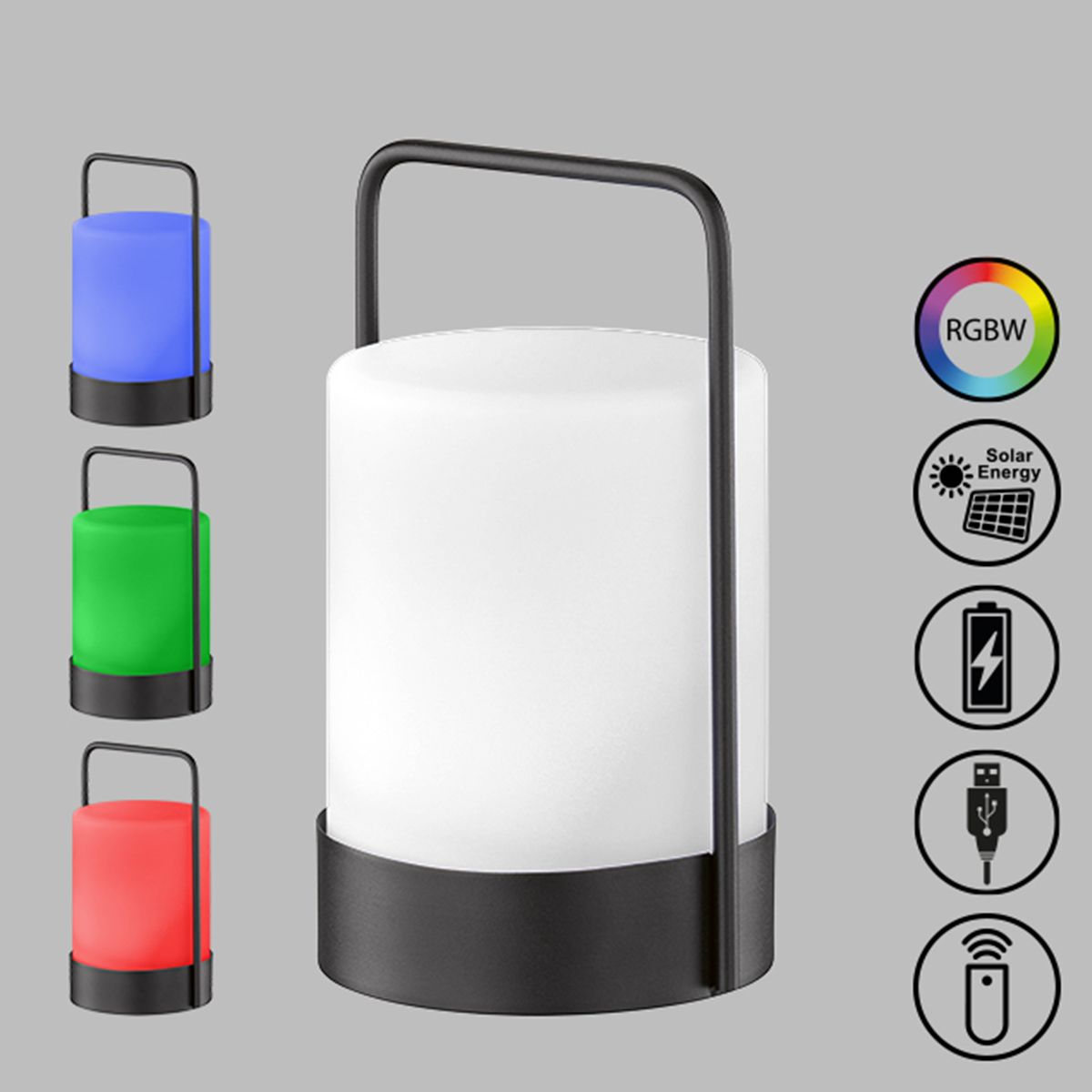 Lampade: LED Tischleuchte, Akku, Solar, Laterne – Nuovo (secondo la descrizione) da Kreuzlingen venduto da Smart-Light