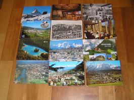 90  Diverse Restkarten Schweiz