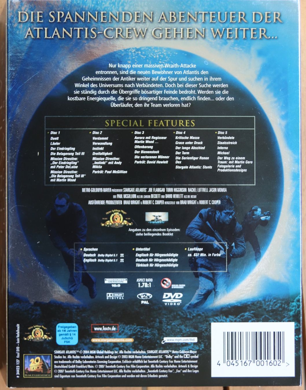 Alle DVDs: Stargate Atlantis Season 2 – Gebraucht aus Glattfelden von Sirax 1