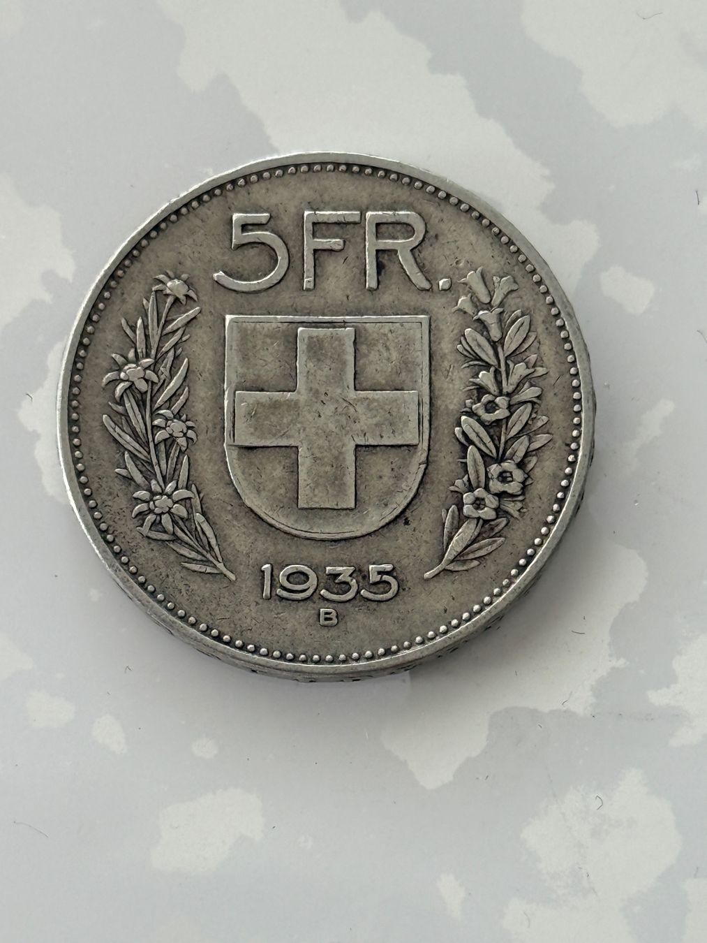 Tutti le monete: 5 Franken 1935  Silber – Usato da Wallisellen venduto da SWISS_SILVER1 1