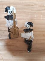 Versand möglich! 2 herzige, musizierende Harlekins